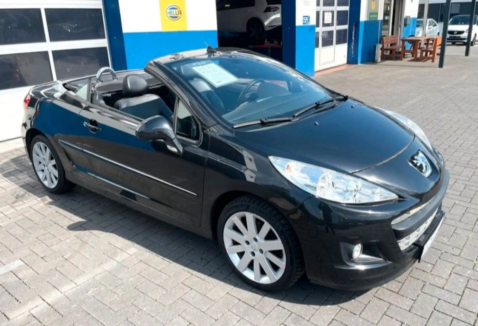 Peugeot 207 CC LEDER+TÜV+GARANTIE+PARKSENS+KLIMATRONIC Schwarz - 2