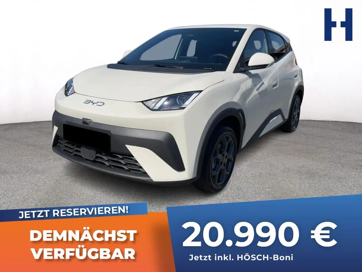 BYD Dolphin Surf BOOST 43 kWh LEDER KAMERA MEGADEAL Weiß - 1