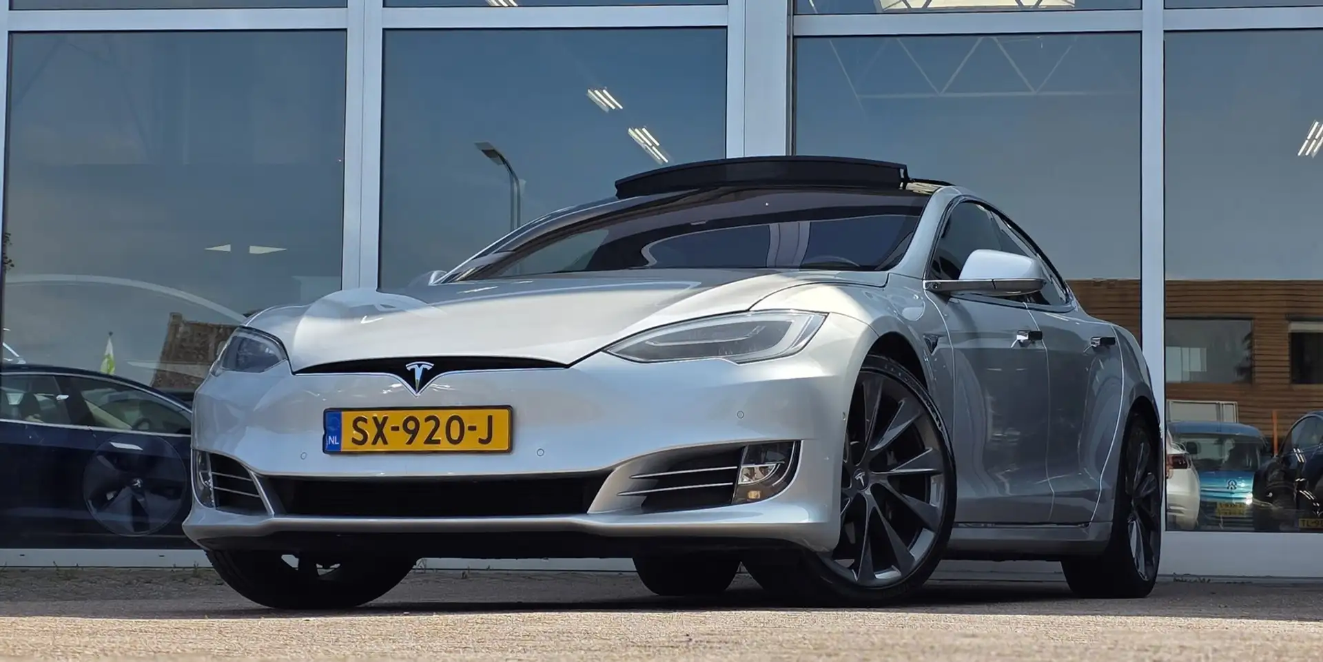 Tesla Model S 100D Premium upgradepakket LM 21" Sonic Carbon Twi Сірий - 1
