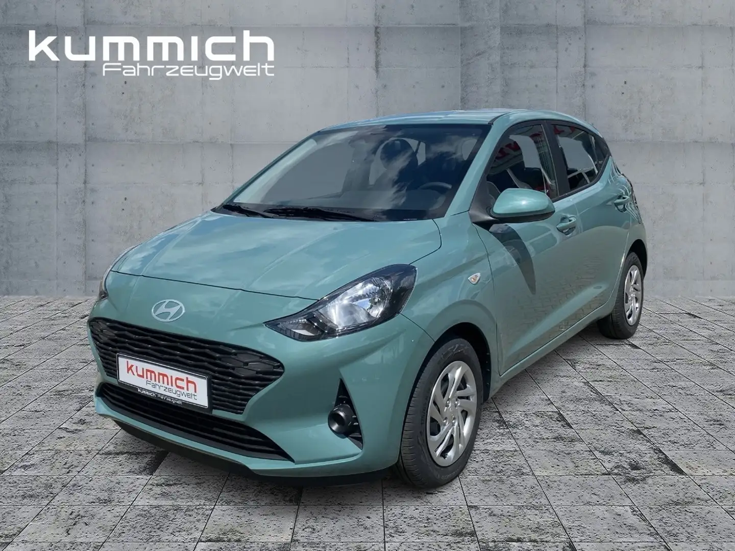 Hyundai i10 1.0 63PS SELECT Grün - 1