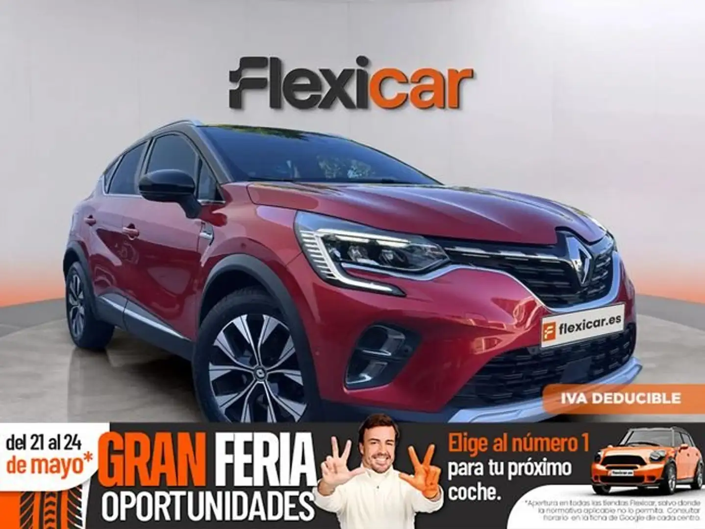 Renault Captur TCe Techno 67kW Rojo - 1