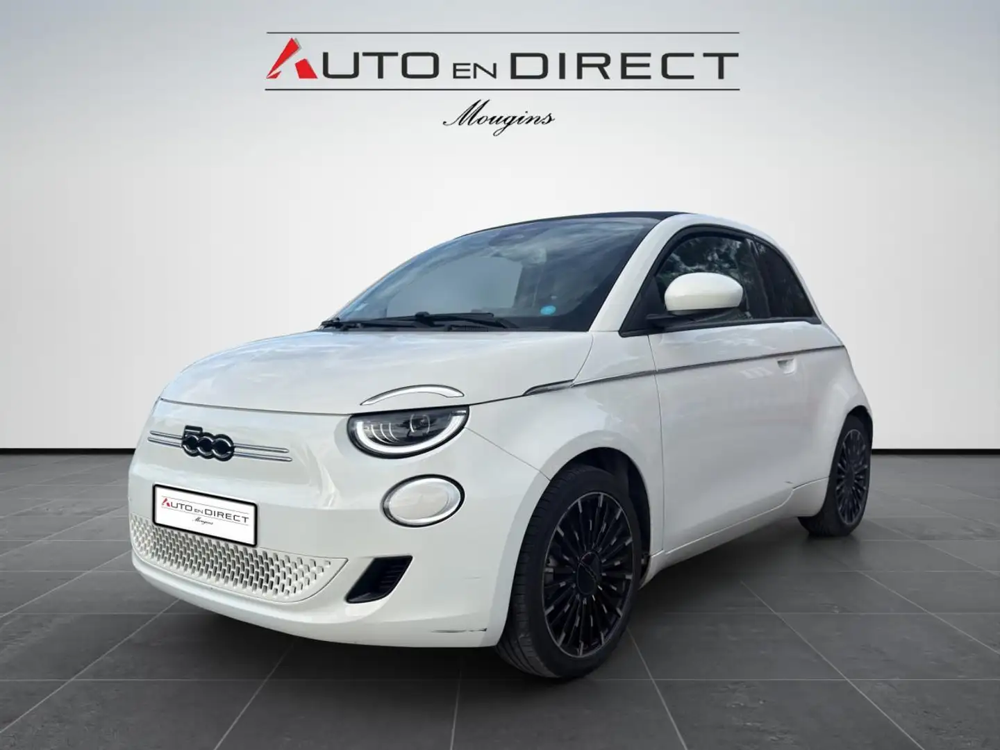 Fiat 500 Fiat 500 Cabriolet Electrique 42 kWh  CABRIOLET 2020 Icône Plus Weiß - 1