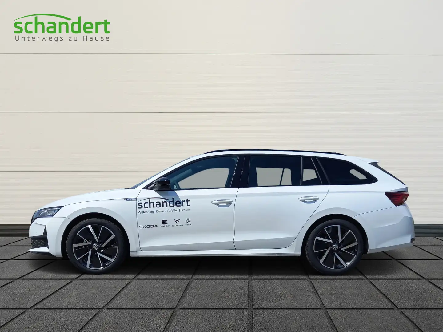 Skoda Octavia Combi 2.0 TDI Sportline DSG/MATRIX/ACC/NAVI Weiß - 2