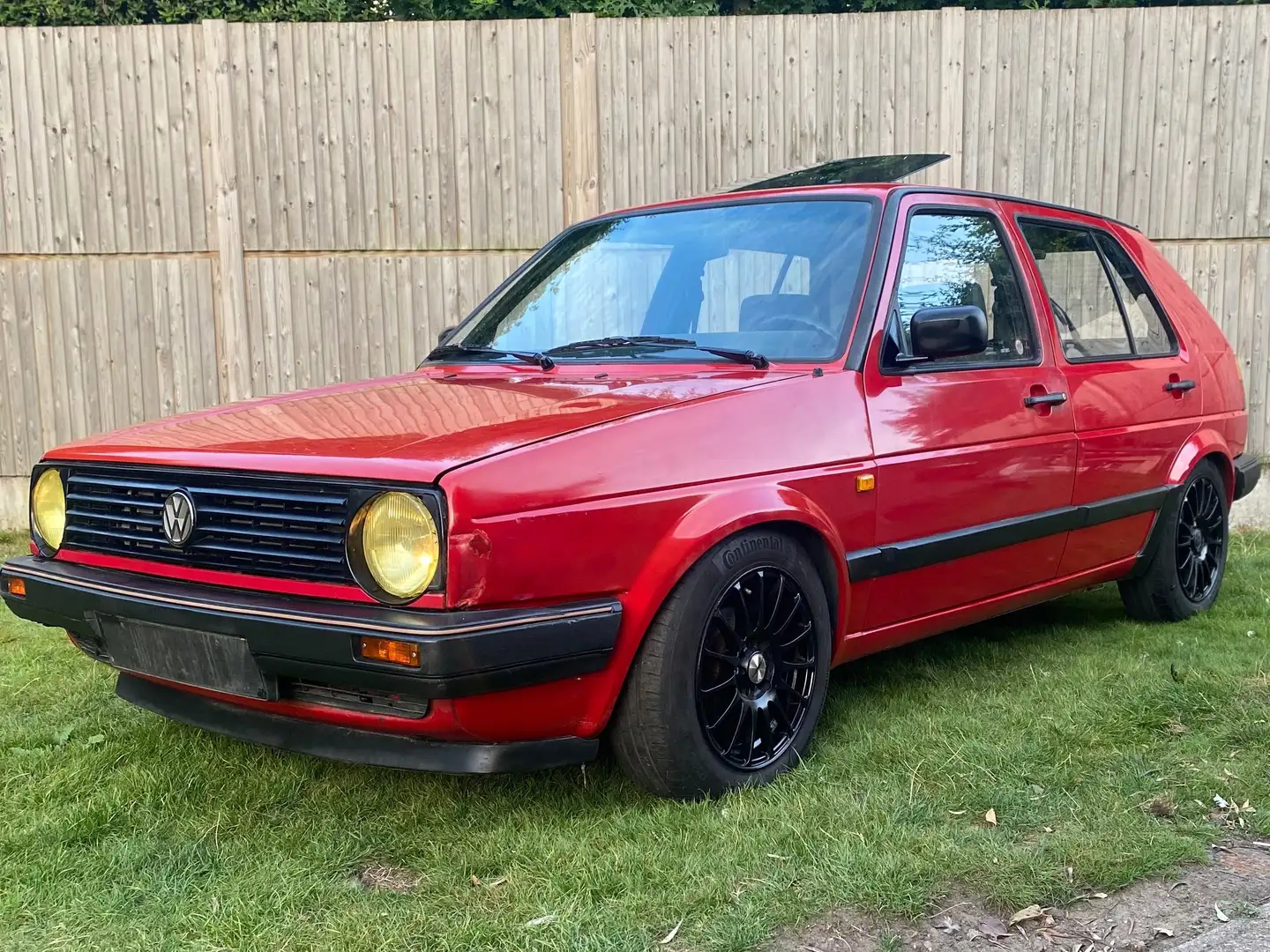 Volkswagen Golf Golf MK2 1.9 200PK stage3 INTERCOOLER TDI GTD GTI Rouge - 1
