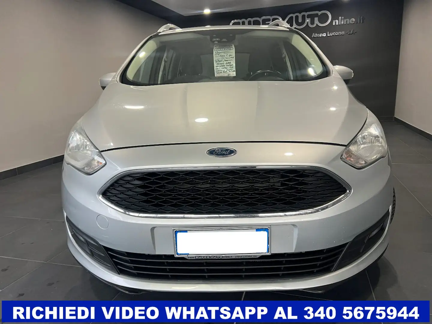 Ford C-Max 7 2.0 TDCI 150cv Navi-Sensori-Cruis Grigio - 2