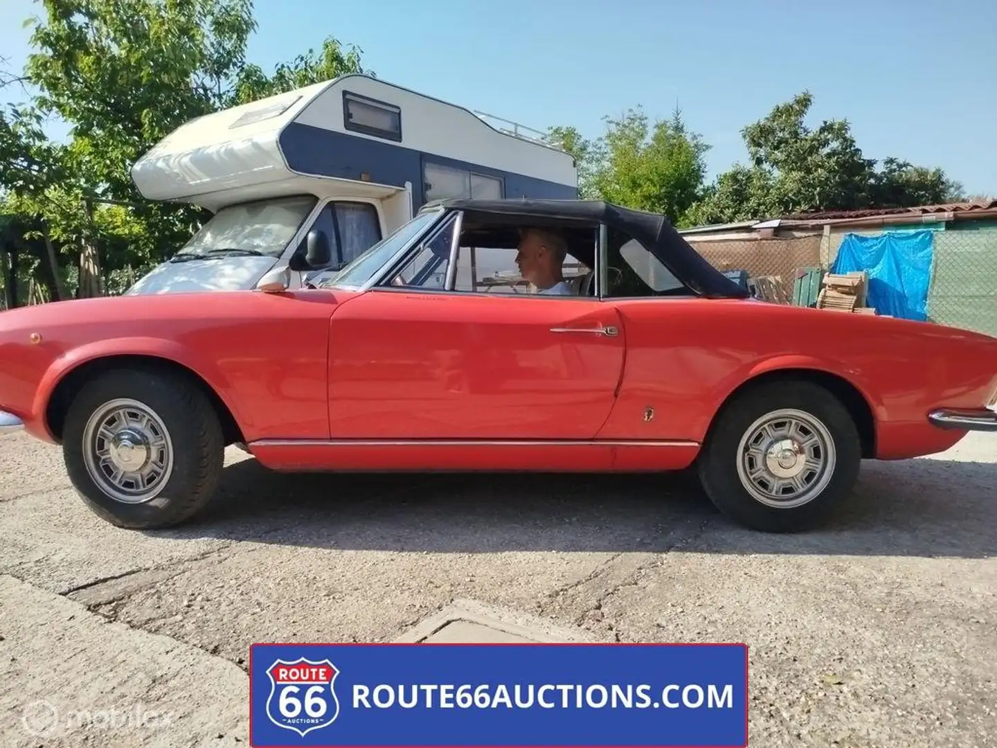 Fiat 124 Spider Sport | Route 66 auctions Rood - 2