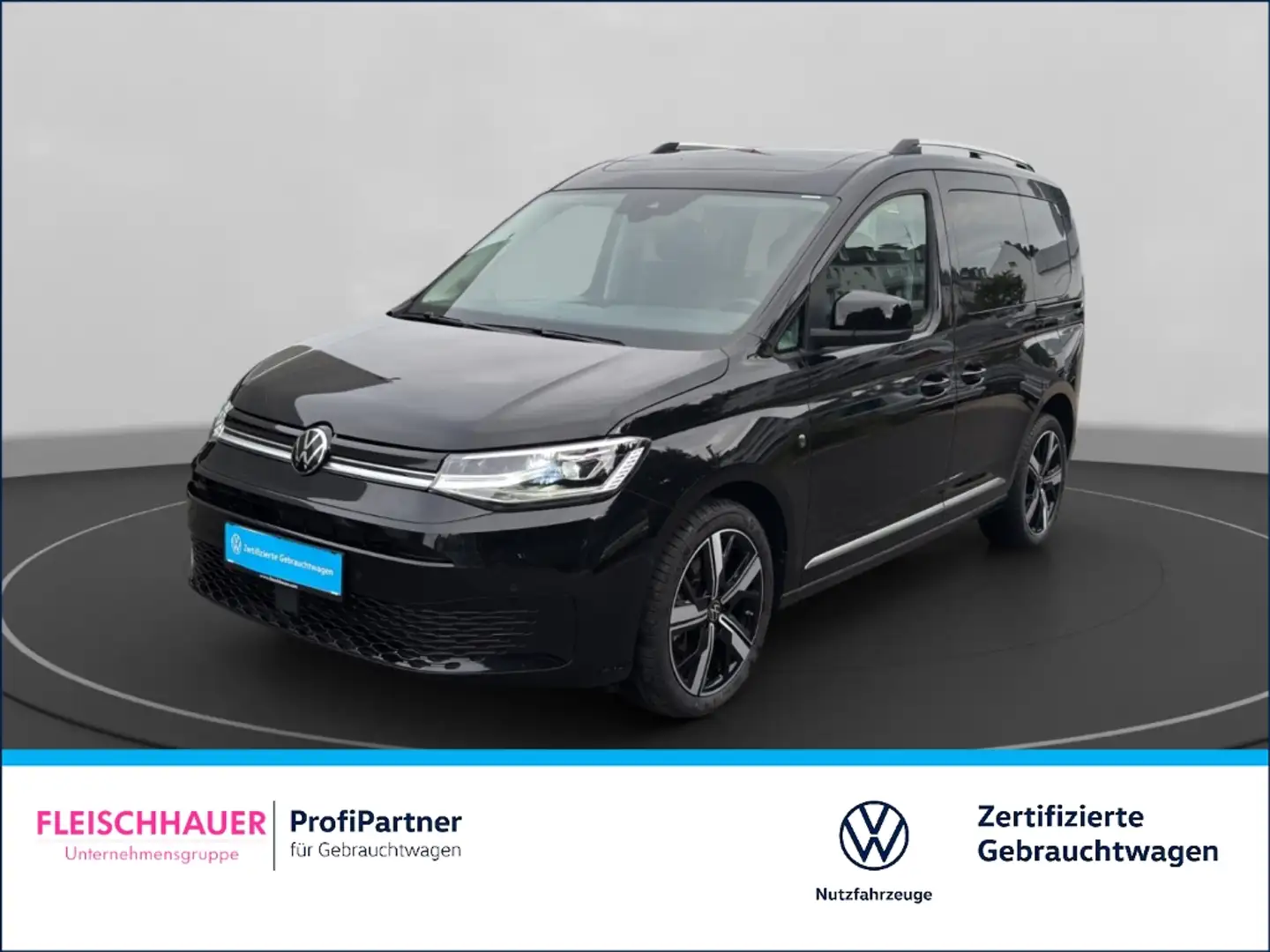 Volkswagen Caddy 2.0 TDI KO Style DSG+LED+SHZ+DAB+ACC Schwarz - 1