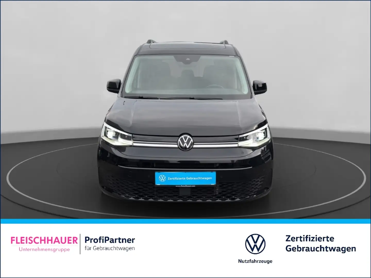 Volkswagen Caddy 2.0 TDI KO Style DSG+LED+SHZ+DAB+ACC Schwarz - 2