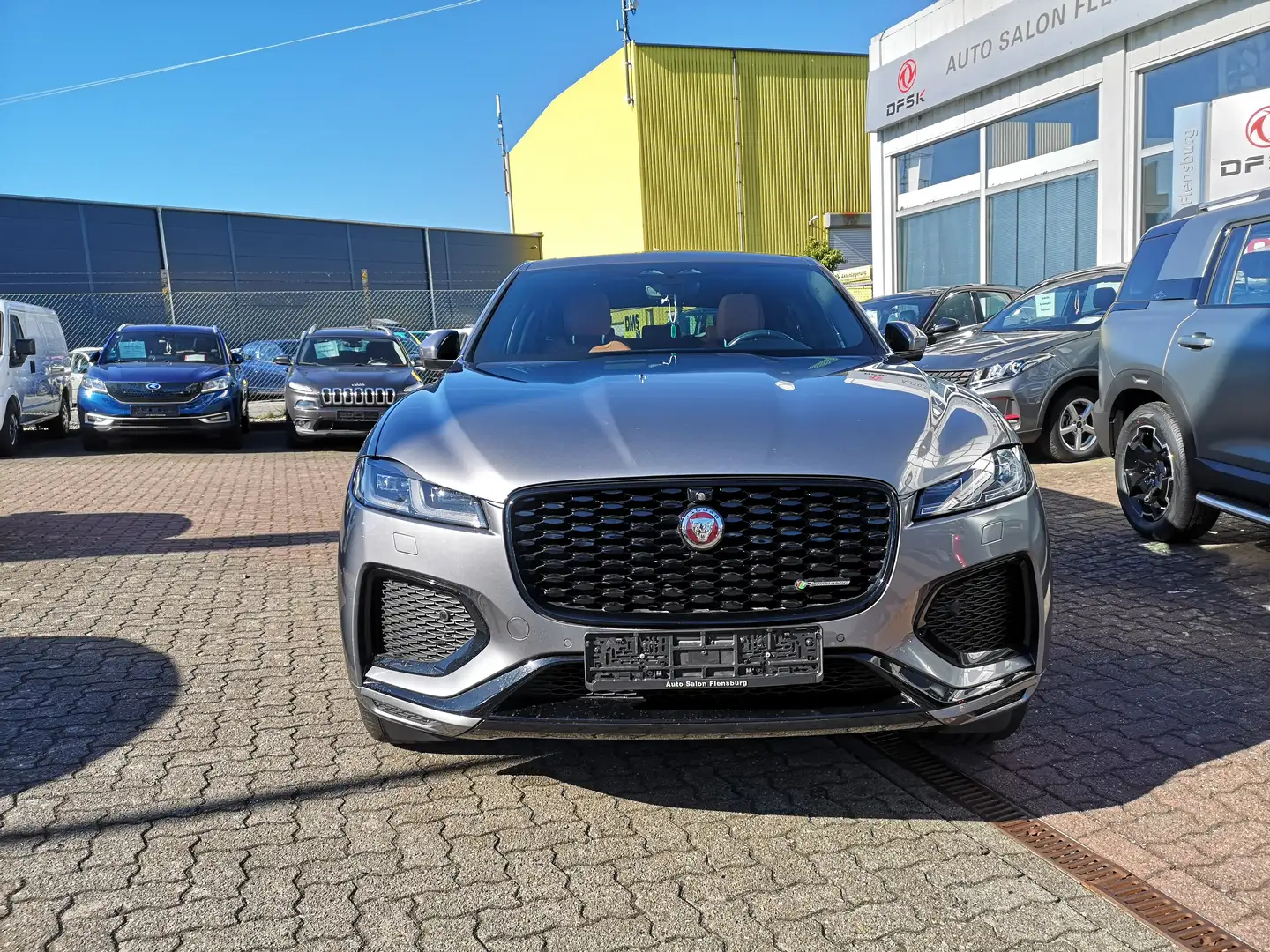 Jaguar F-Pace R-Dynamic S AWD*1 Hand*S-Heft*Leder*2.400kg AHK Grijs - 2
