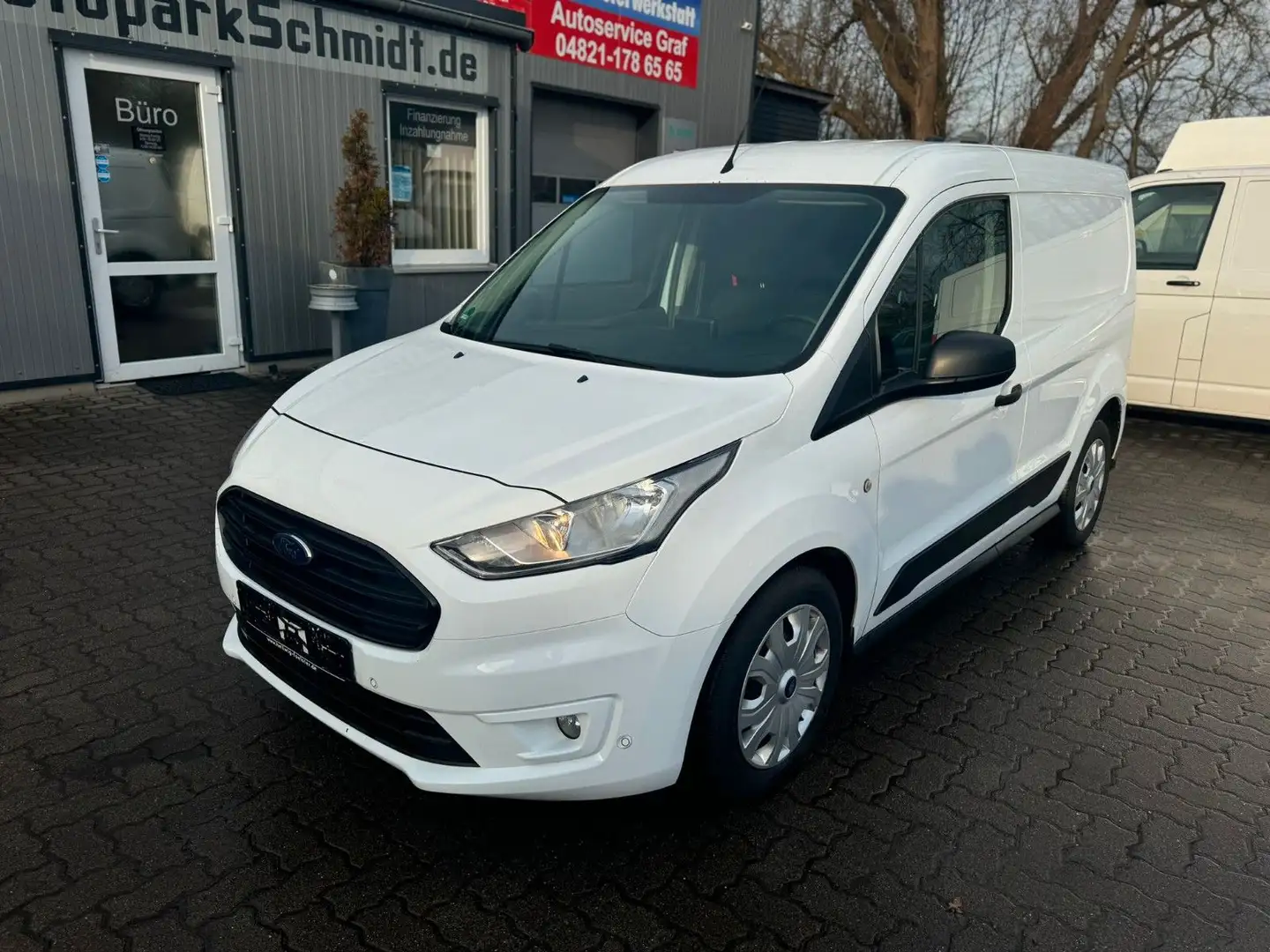 Ford Transit Connect 3-SITZER°AHK°KLIMA°RFK°NAVI°SH! Blanc - 1