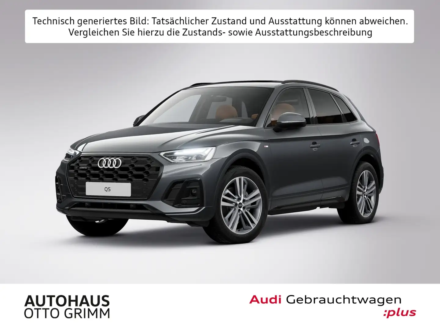 Audi Q5 40 TDI quattro S line Blau - 1
