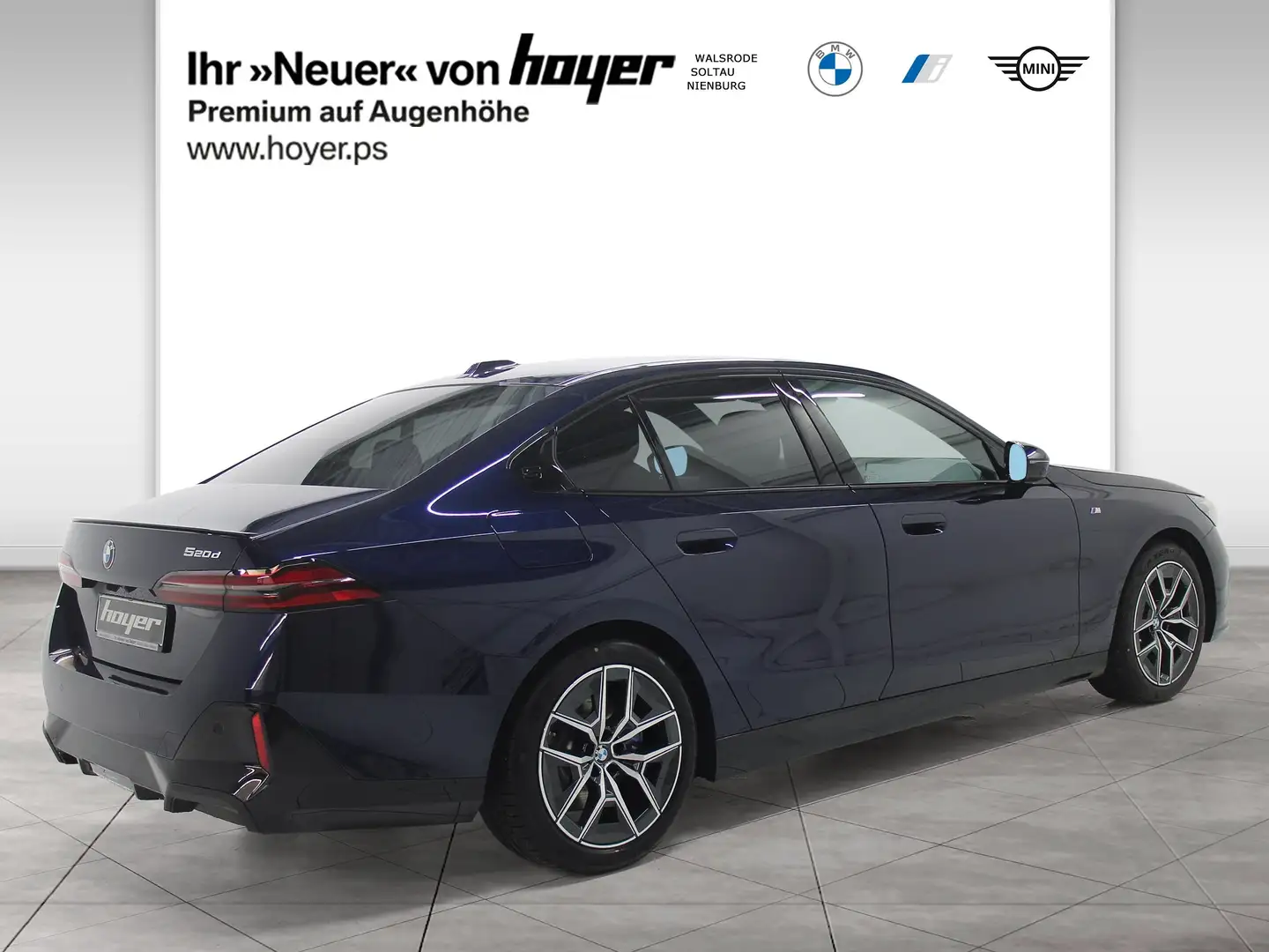 BMW 520 d M Sportpaket Pro Blau - 2