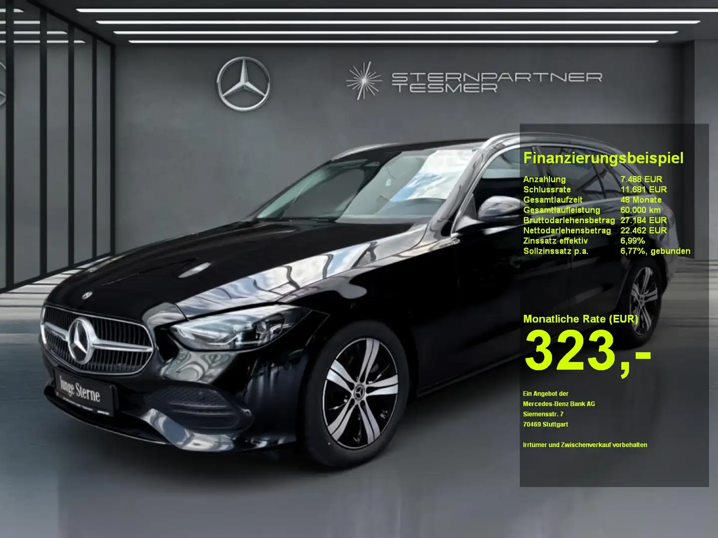 Mercedes-Benz C 220 d 4M T Avantgarde - Standheizung - Memory Negro - 1