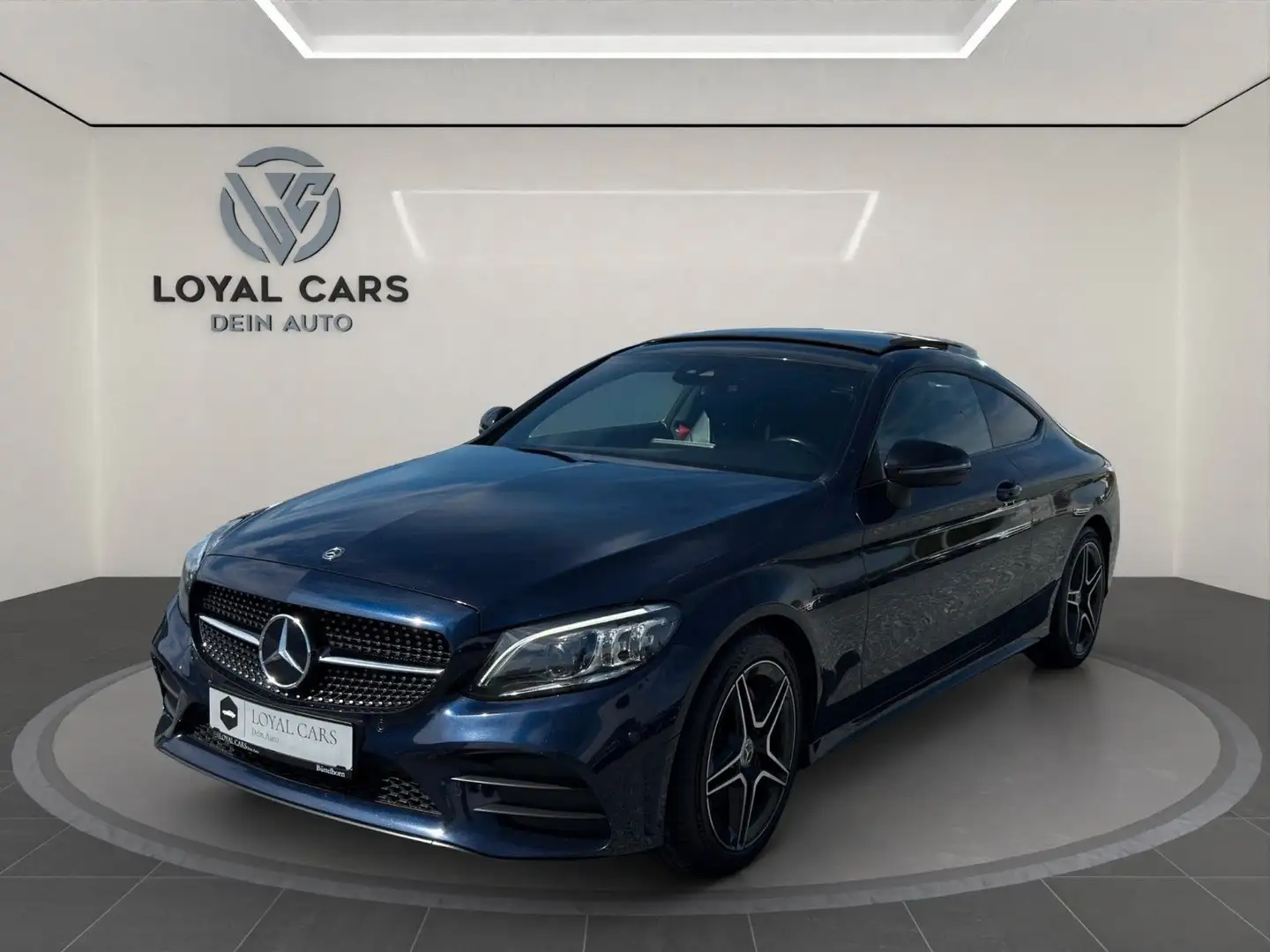 Mercedes-Benz C 220 Coupe*AMG*PANO*MULTIBEAM*NAVI*Dist+*KAMERA Blau - 1