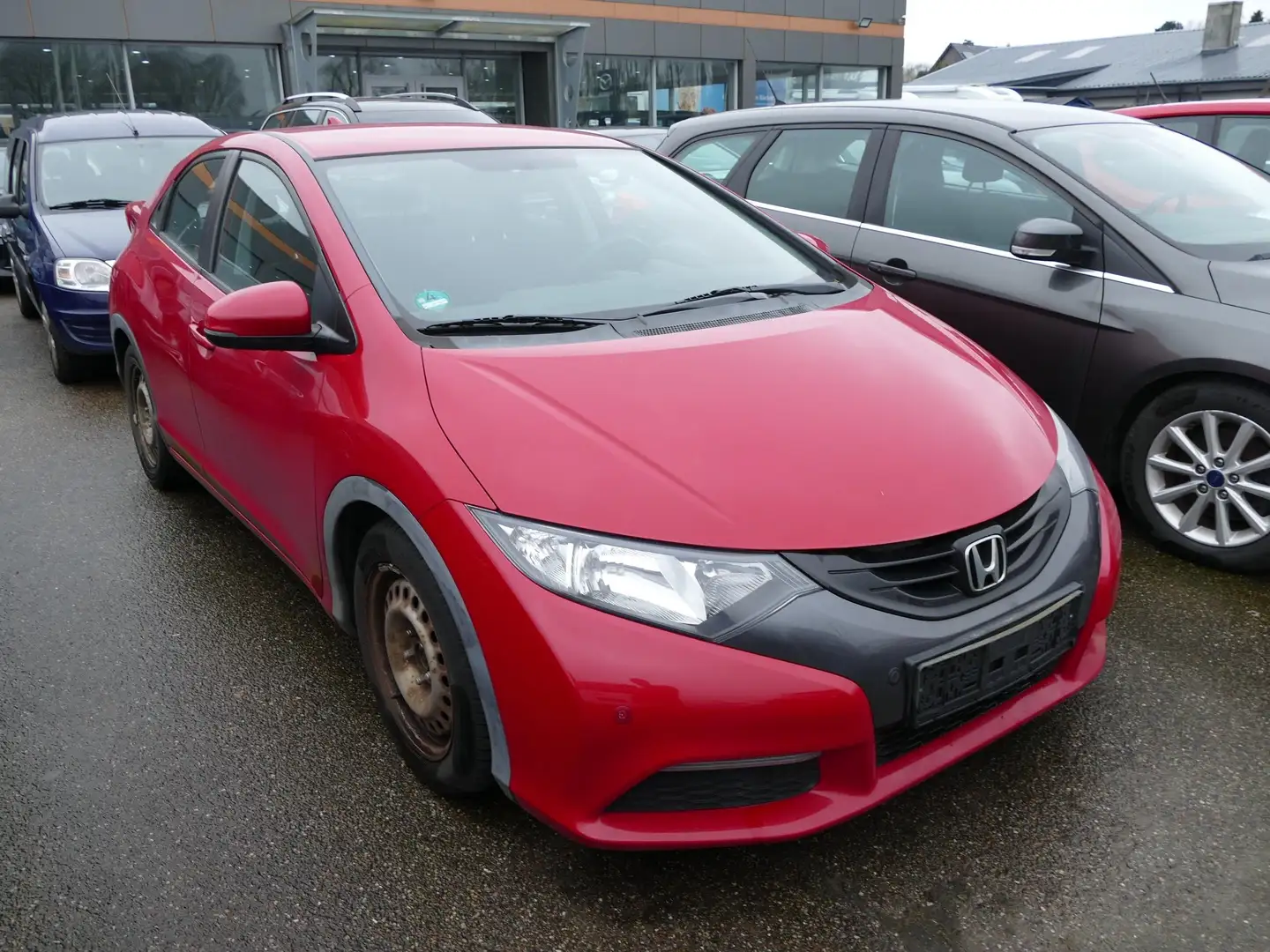Honda Civic 1.4 i-VTEC Comfort - Klimaautomatik HU/AU NEU Rouge - 2