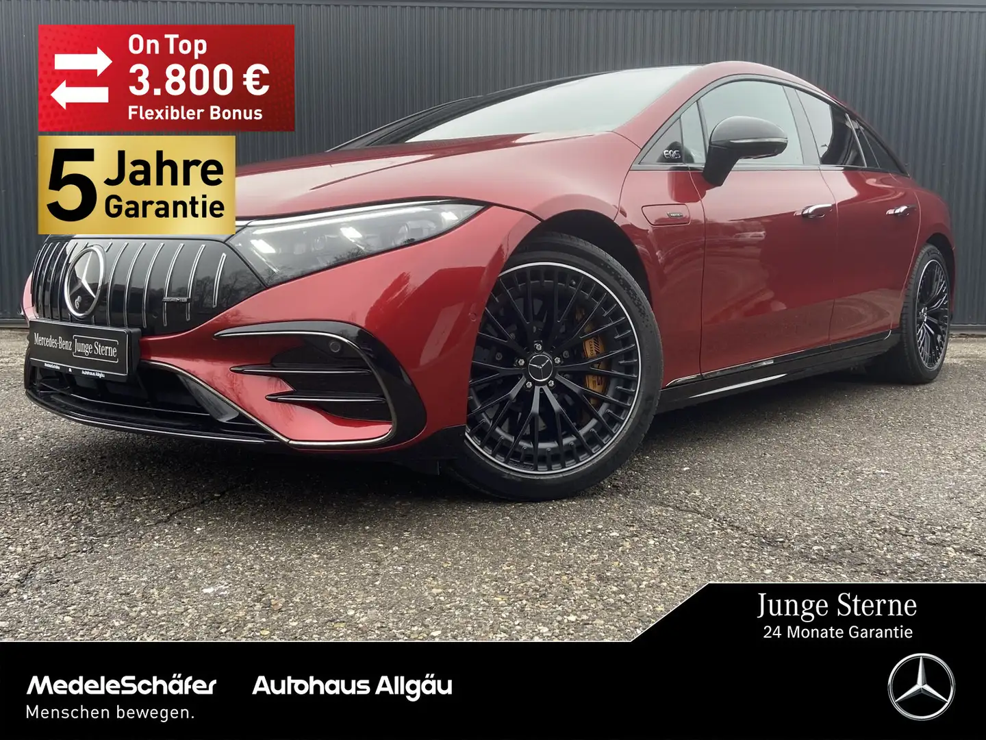 Mercedes-Benz EQS EQS 53 AMG 4M+ Night 21" Keramik 4xMassage NP199 Rouge - 1