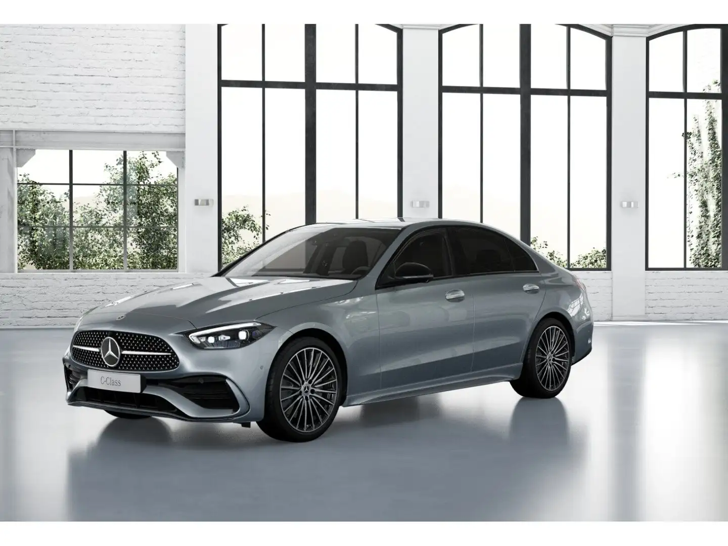 Mercedes-Benz C 220 d Distr EASY-PACK Navi PTS SHZ Keyl LED Argent - 1