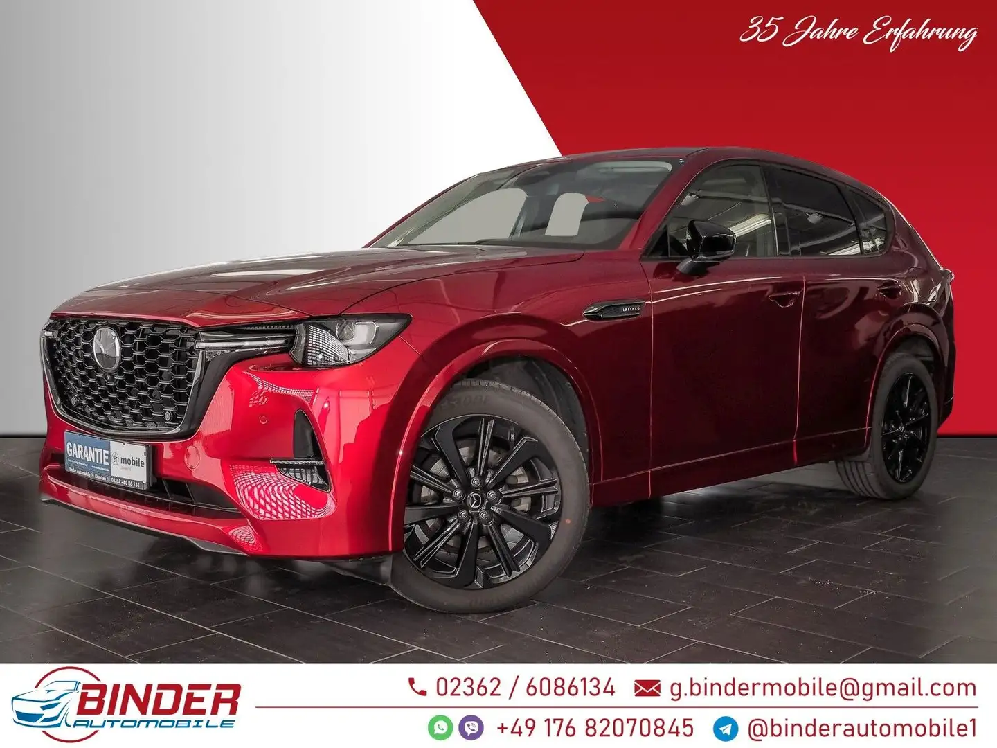 Mazda CX-60 Homura 2WD*KOMPLETT VOLL*TOP* Rot - 1