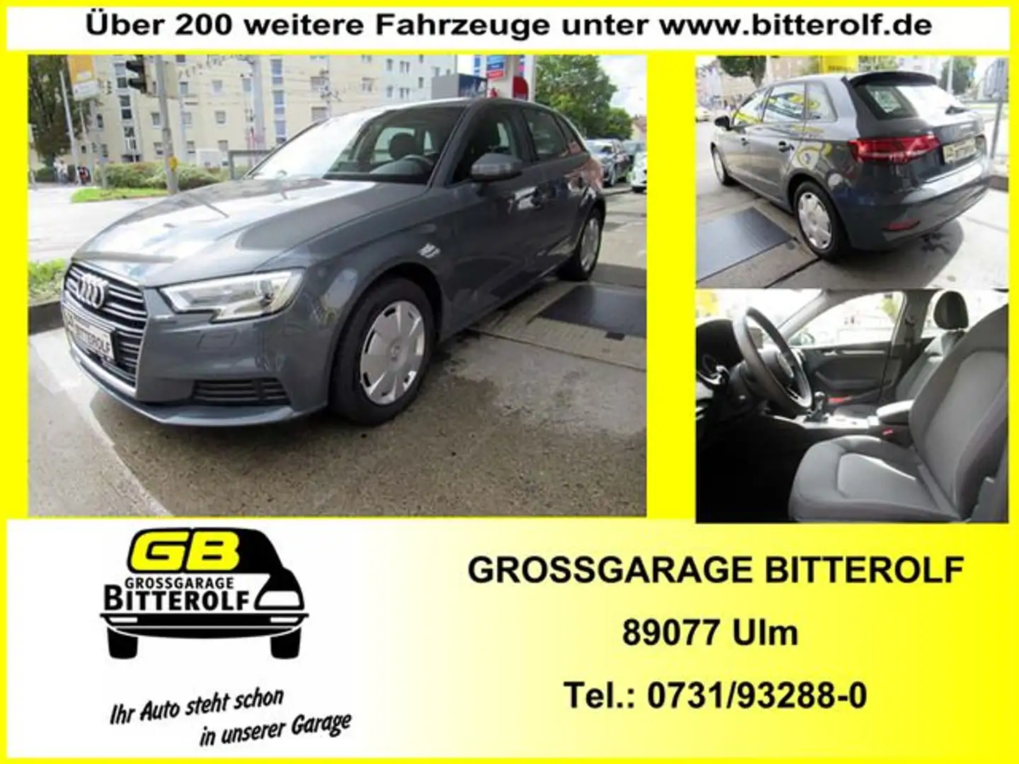 Audi A3 SB 30TDI Navi/SHZ/ACC/Xen/PDC Grau - 1