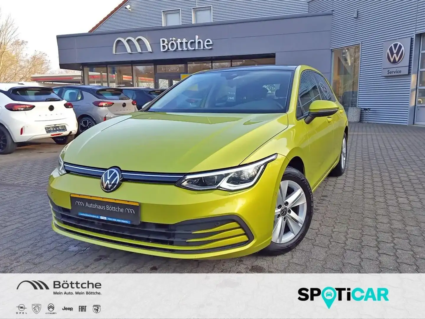 Volkswagen Golf Life 1.5 TSI SCHIEBEDACH*LED*NAVI*SITZHEIZUNG Amarillo - 1