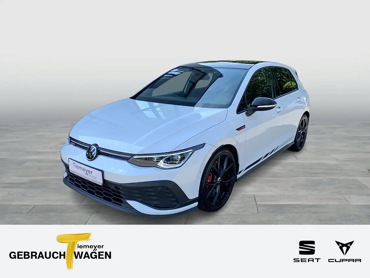 Volkswagen Golf GTI CLUBSPORT BLACKSTYLE LM19 PANO NAVI-PRO Weiß - 1