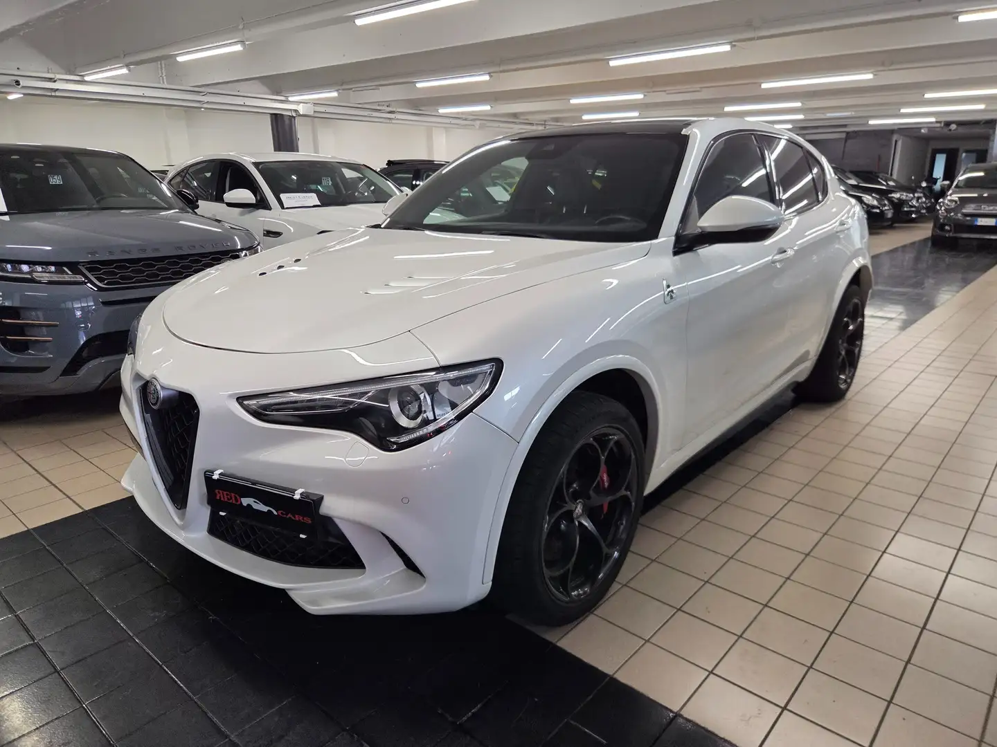 Alfa Romeo Stelvio 2.9V6 Quadrifoglio Q4510cv auto SCARICO AKRAPOVIC Blanc - 2