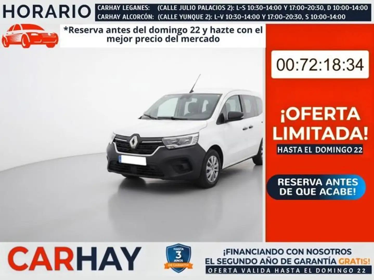 Renault Kangoo Life Edition One 1.5 Blue dCi 70KW 95CV Blanco - 1