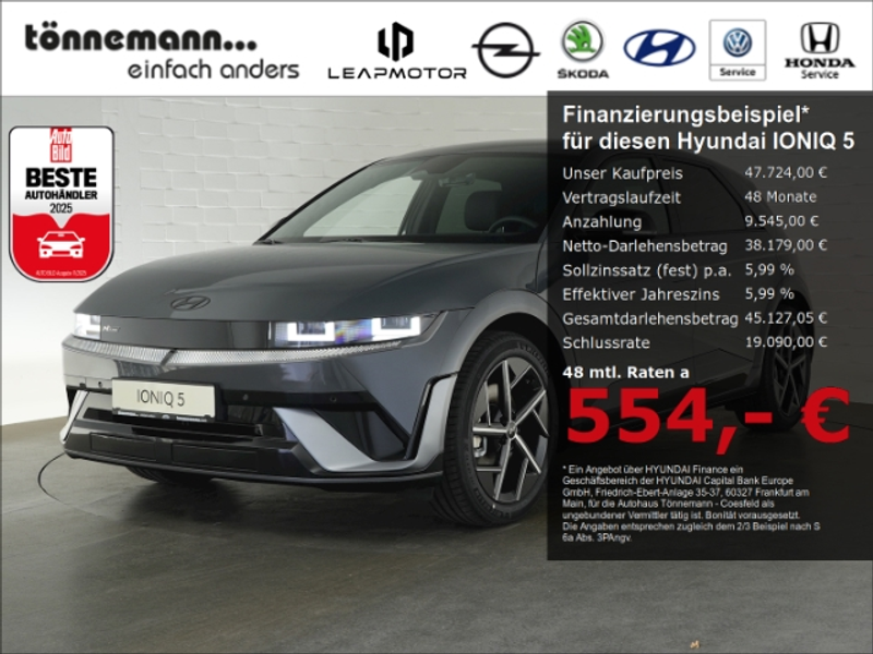 Hyundai IONIQ 5 FACELIFT N-LINE 84kWH+LED MATRIX+NAVI+RÜCKFAHRKAME