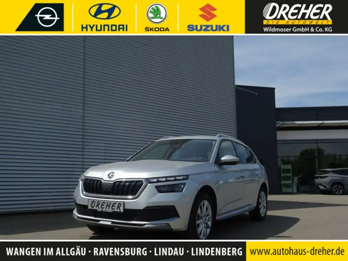 Skoda Kamiq Kamiq 1.0 TSI Style Autom./Klima/PDC/Kamera/LM LED Stříbrná - 1