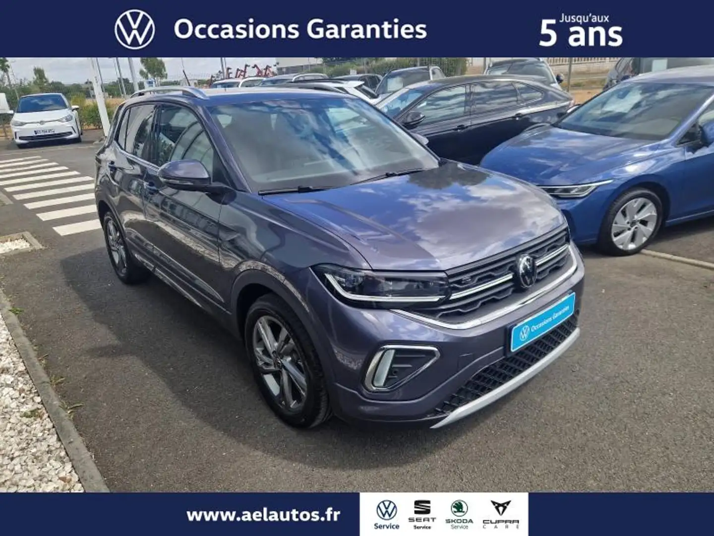 Volkswagen T-Cross 1.0 TSI 116ch R-Line Edition DSG7 Gris - 2