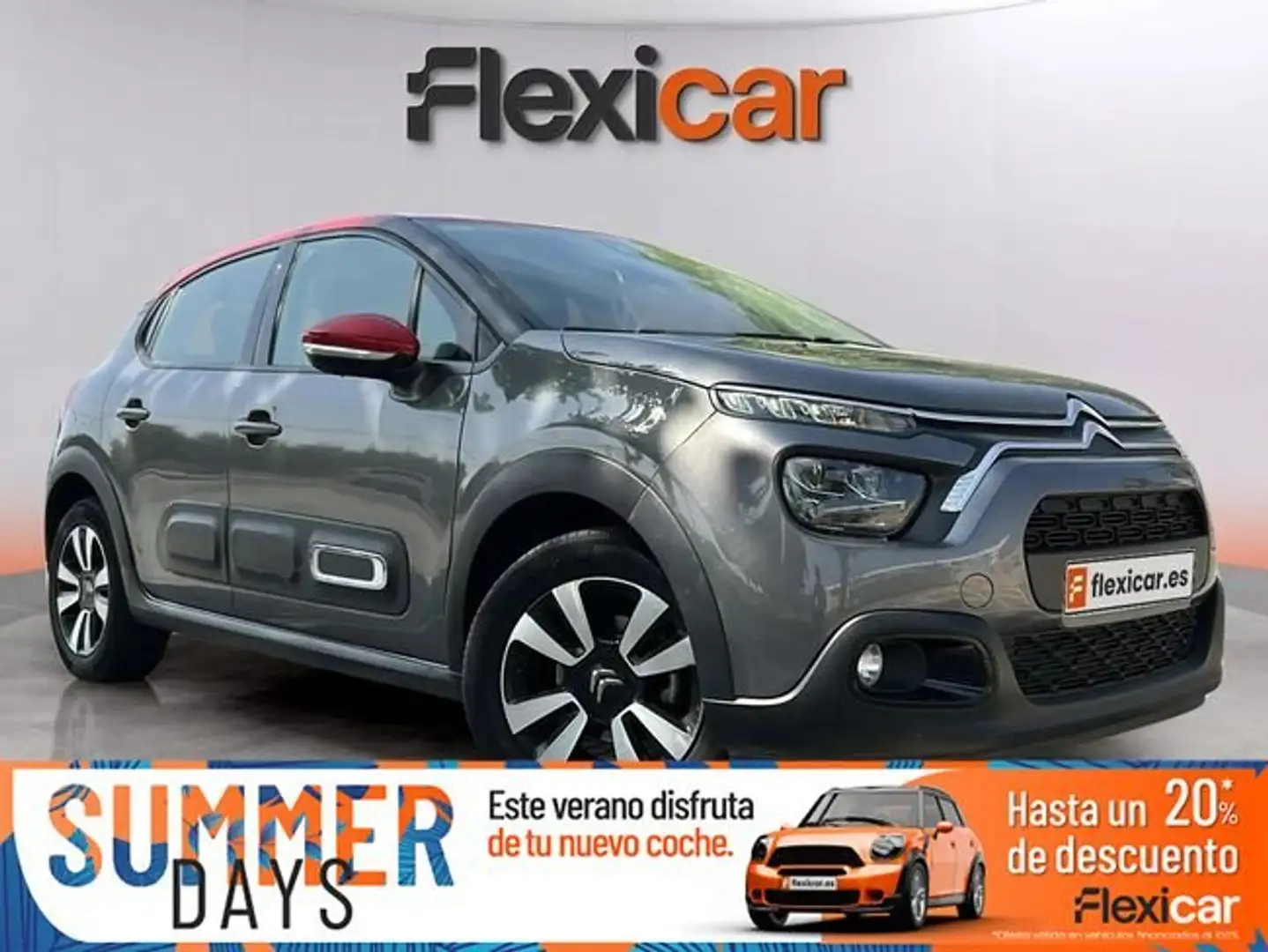 Citroen C3 PureTech+60KW+%2883CV%29+C-Series Gris - 1