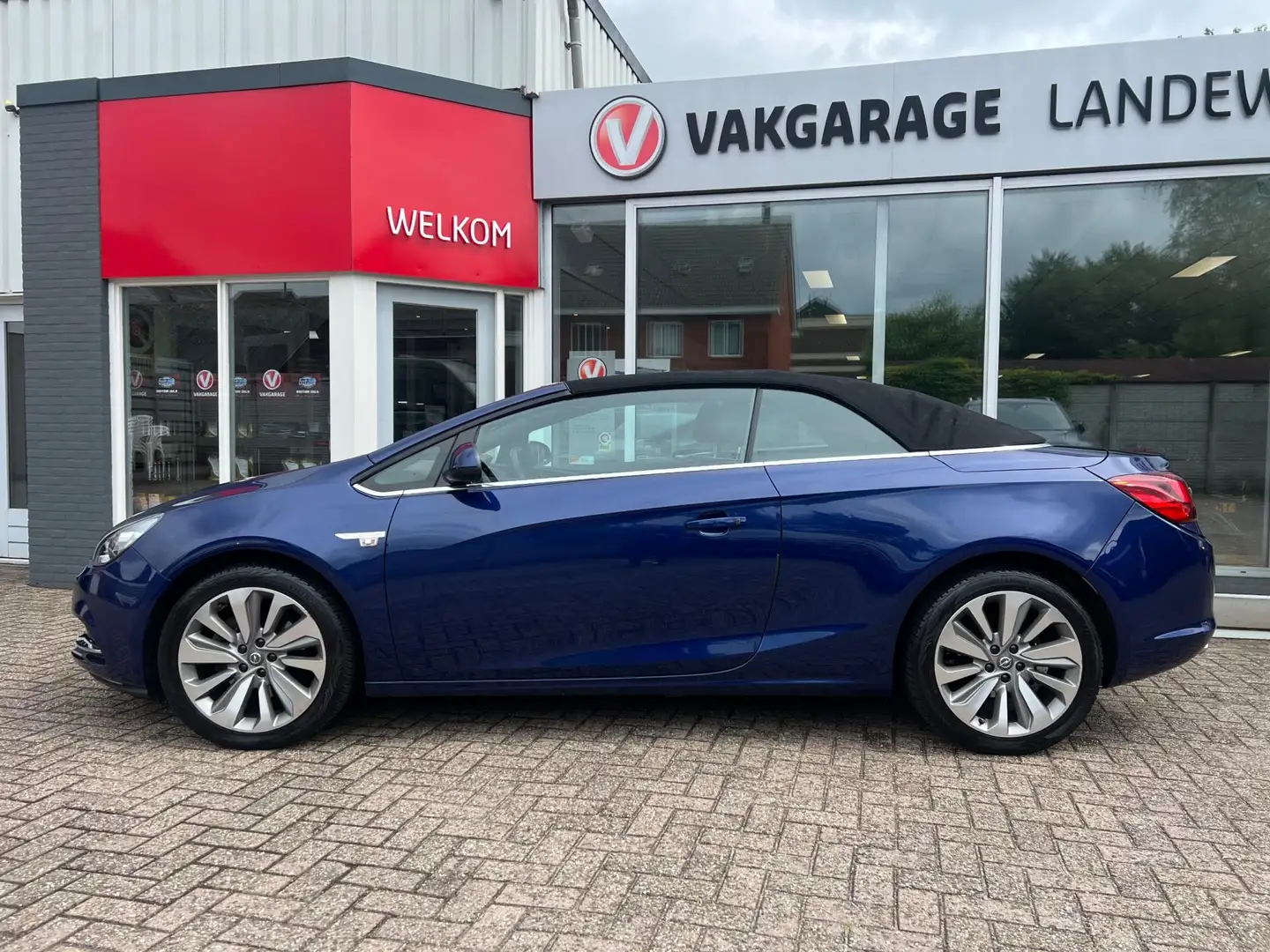 Opel Cascada 1.4 Turbo ecoFLEX Cosmo, Leder, Navi, Dealer-onder Blauw - 2
