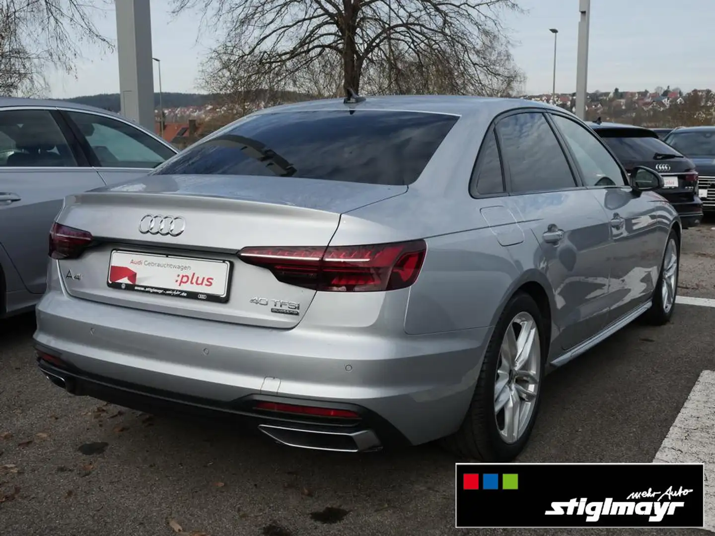 Audi A4 advanced S-line 40 TFSI quattro ACC+AHK+B&O+ Argent - 2