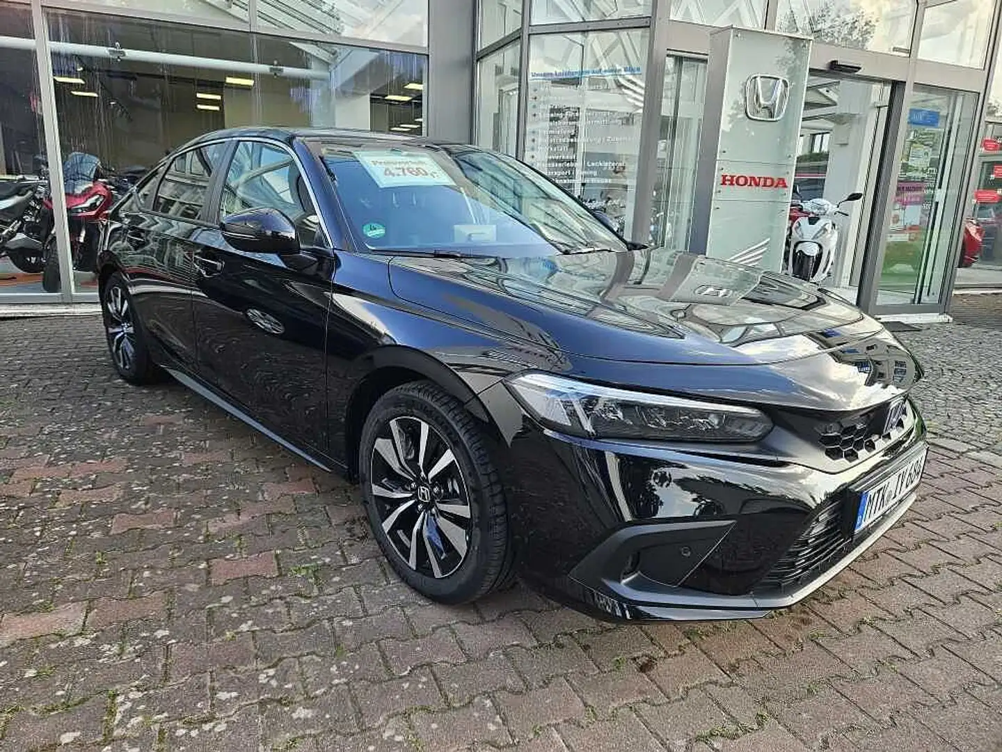 Honda Civic e:HEV 2.0 i-MMD Hybrid Elegance  > Navi/Kamera Чорний - 2