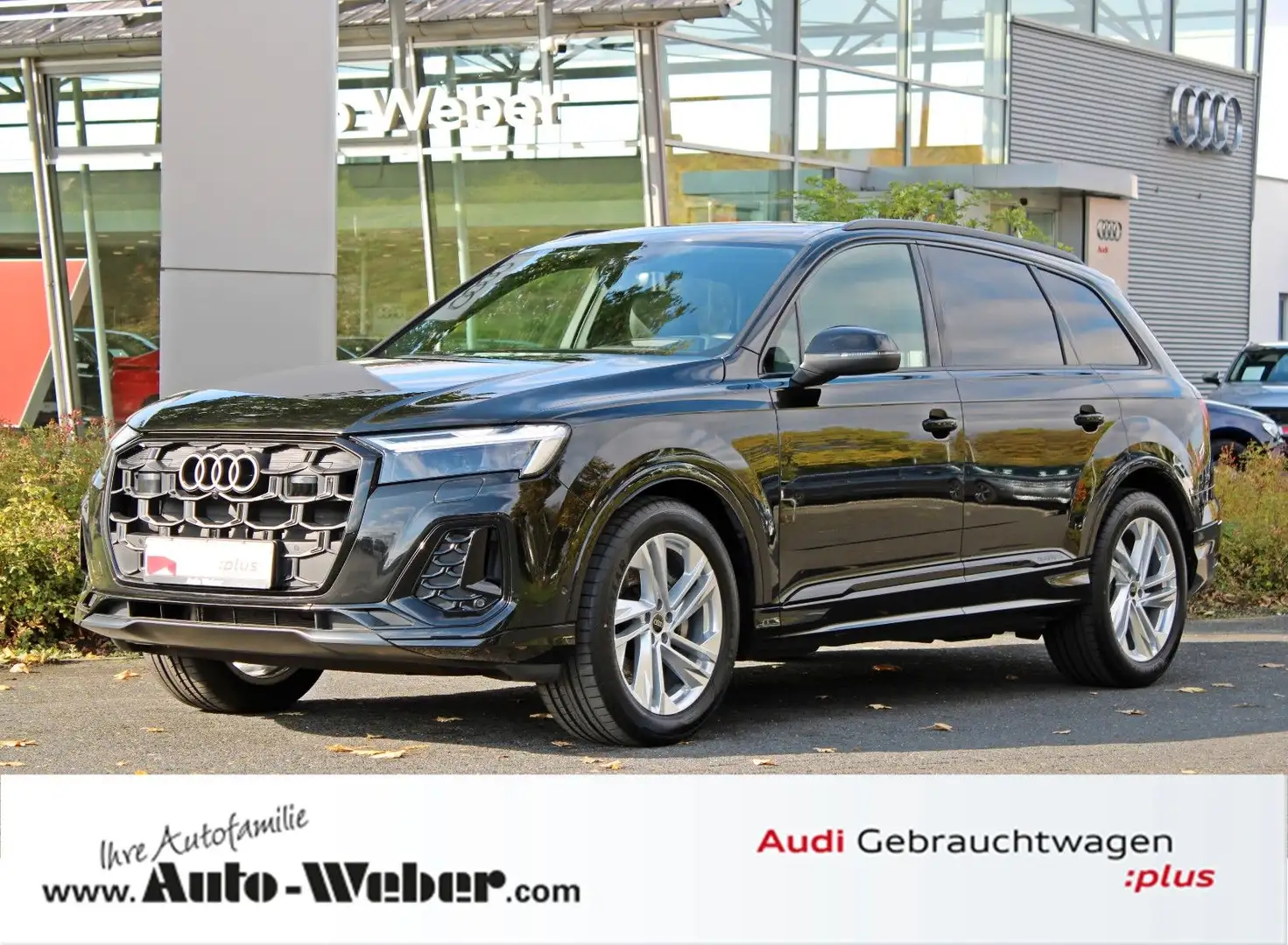 Audi Q7 50TDI qu S LINE BLACK HuD AHK PANO LUFTFED Schwarz - 1