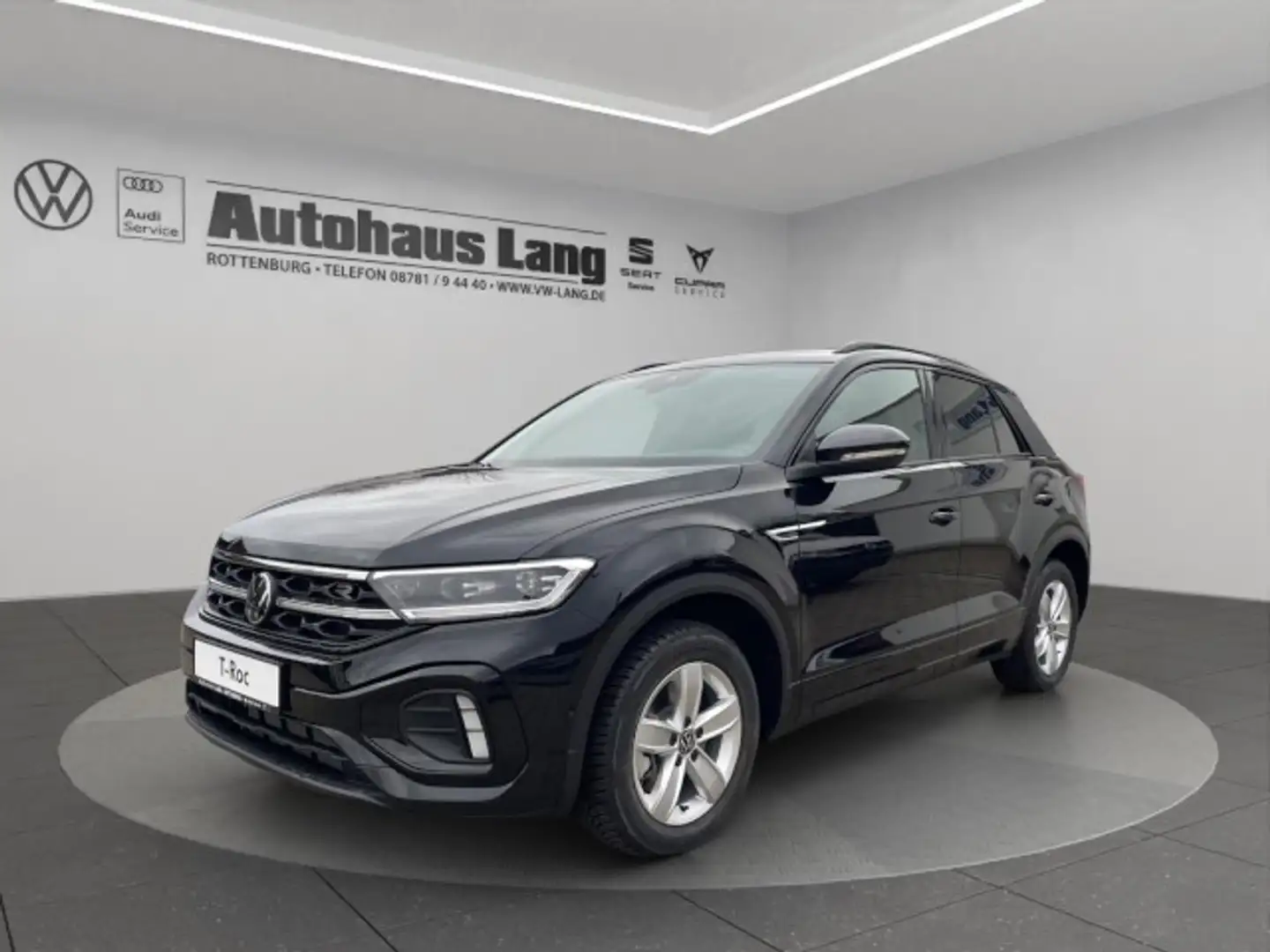 Volkswagen T-Roc 2.0 TSI DSG R-Line 4Mo AHK Black Style IQ.DRIVE 8- Schwarz - 2