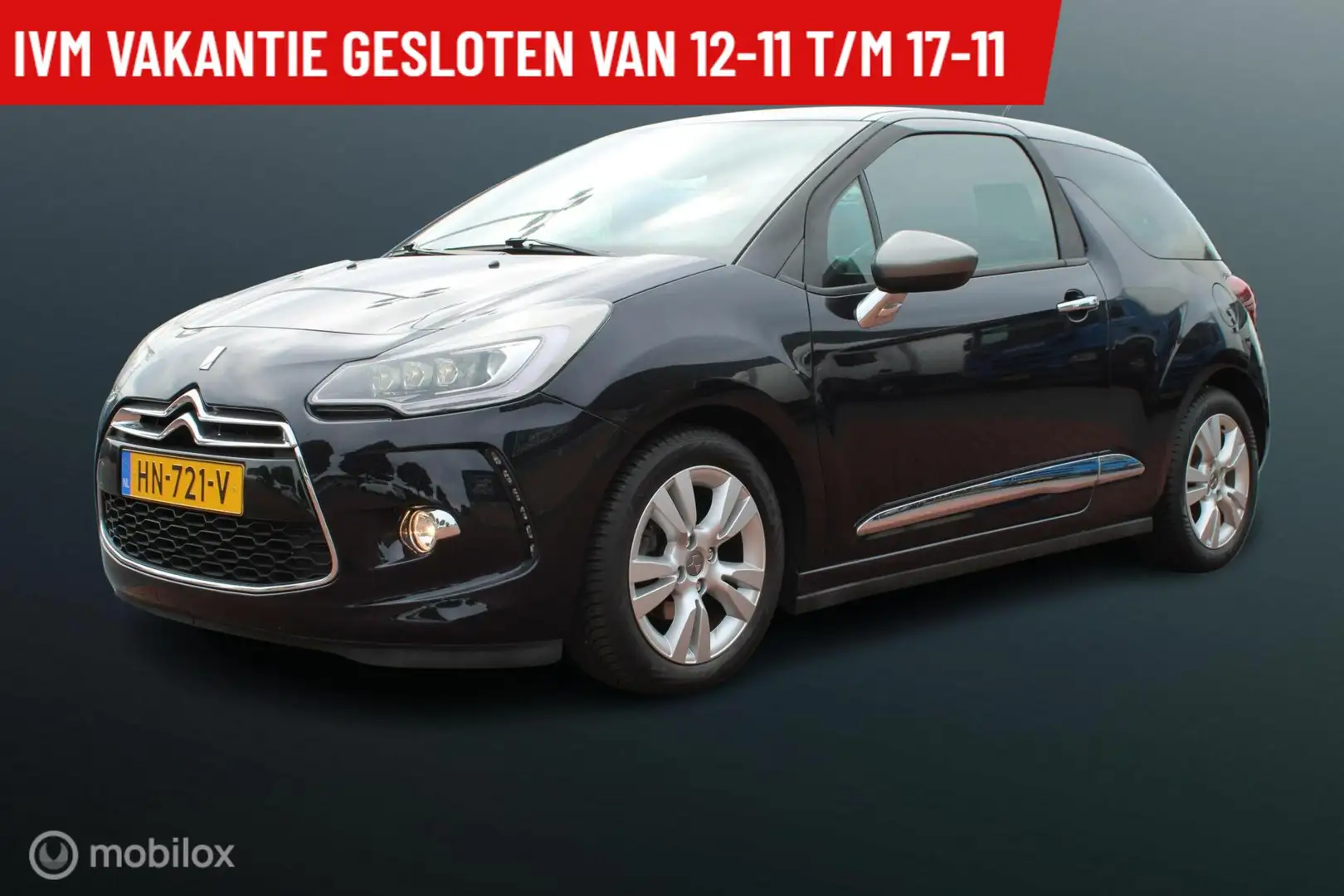 Citroen DS3 1.2 PureTech So Chic 110 PK, Automaat, Cruise, Pdc Paars - 1