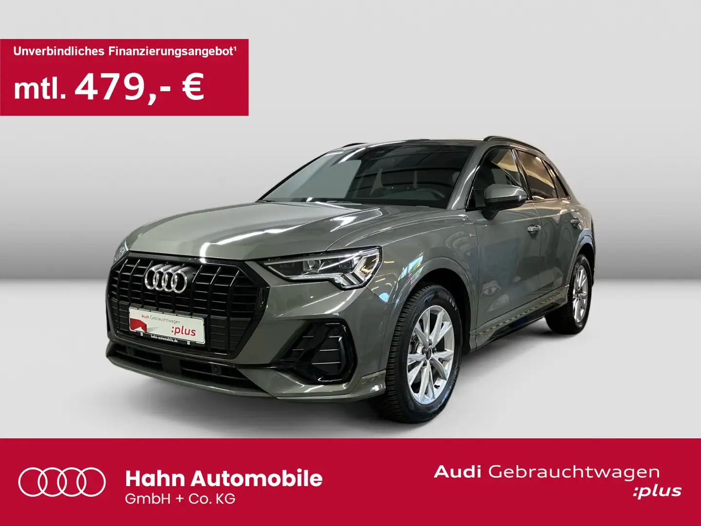 Audi Q3 35 TFSI S line AHK Virtual Rückf Carplay LED Grau - 1