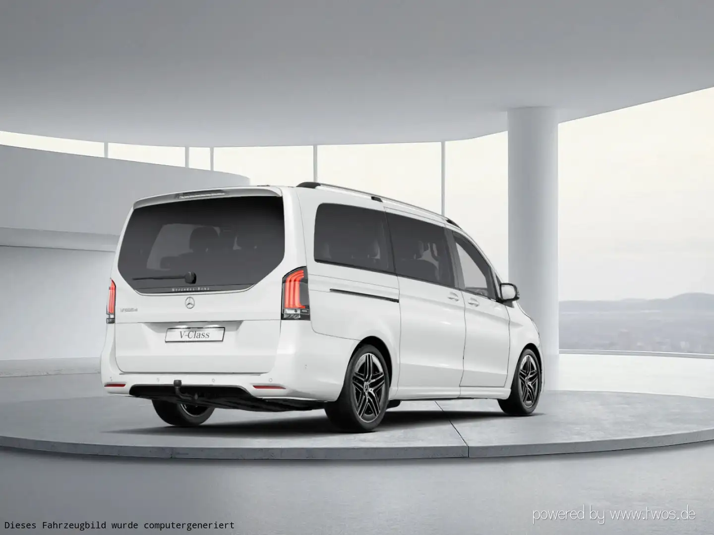 Mercedes-Benz V 300 V 300 d Lang AMG°AVANTGARDE°NIGHT°360°AHK°STDH° Weiß - 2