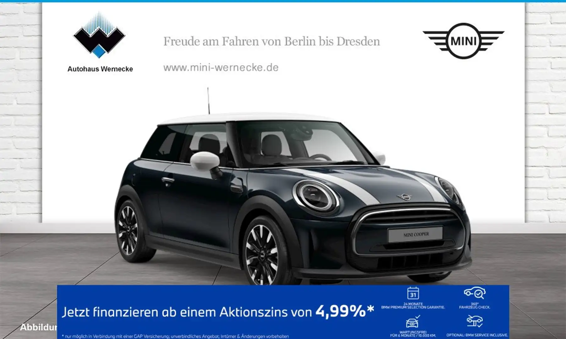 MINI Cooper Hatch DAB LED RFK Navi Komfortzg. Shz Azul - 1