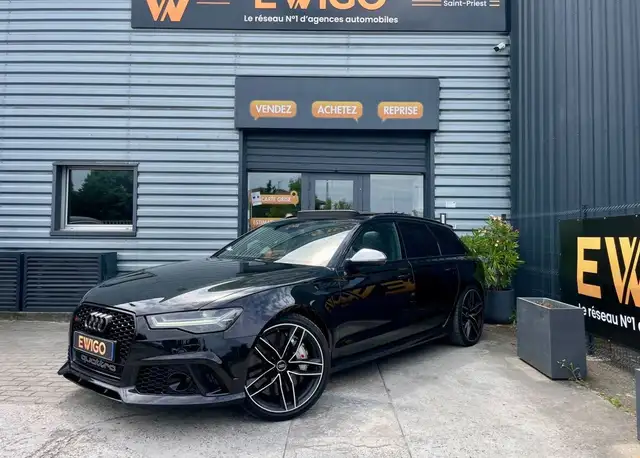 Audi RS6 4.0 TFSI 560ch Sièges ventilés Black Panther Crystal céramique Demi Ligne Milltek BOSE