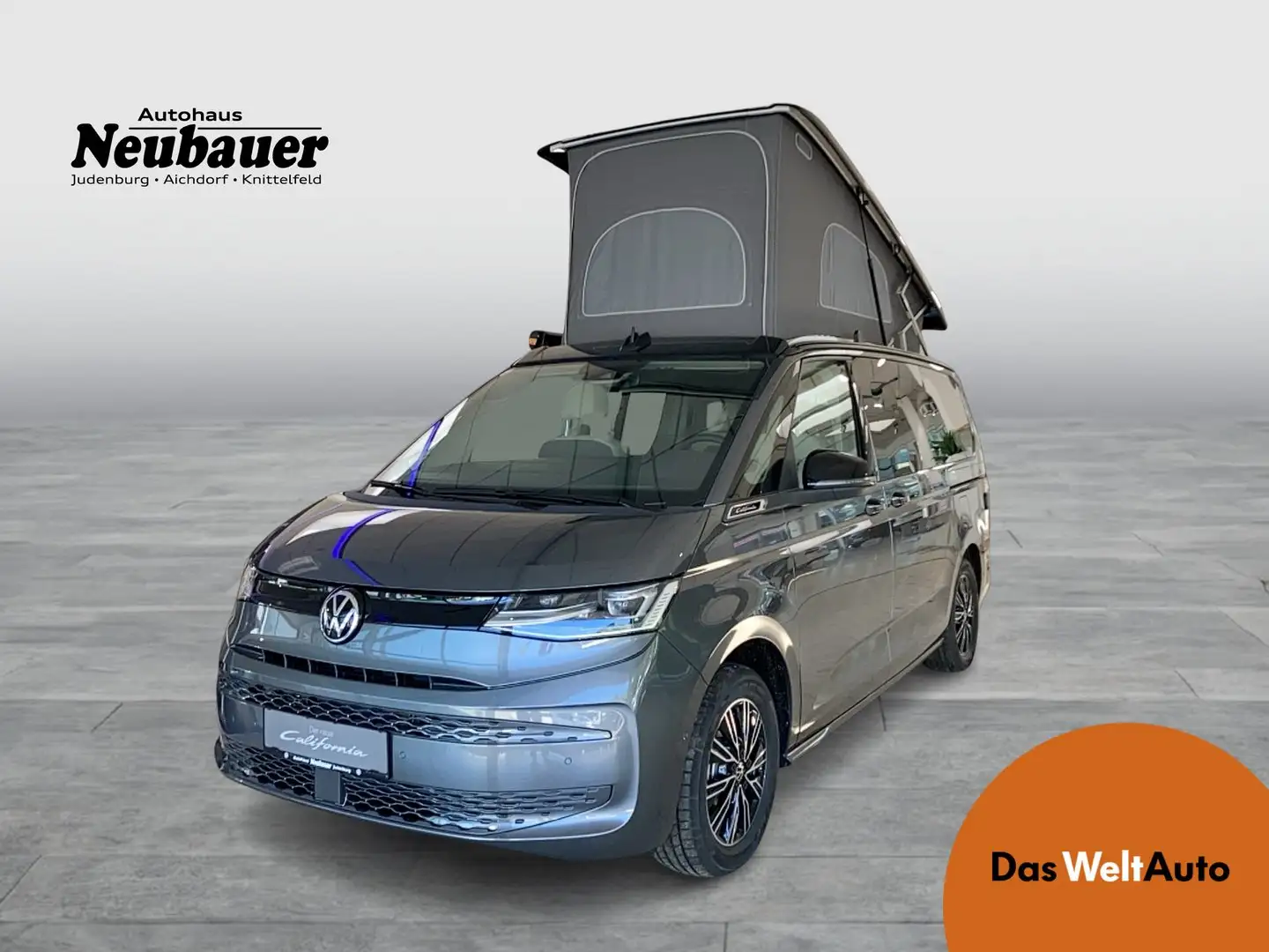 Volkswagen T6 California VW T6 California Beach Camper eHyb. 180 kW 4M Grijs - 1