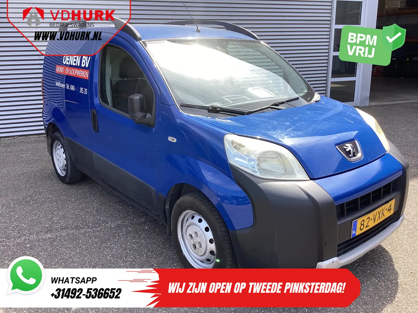 Peugeot Bipper 1.4 HDi EXPORT Rijdt prima/ Carkit/ Betimmerd/ Rad Blau - 1