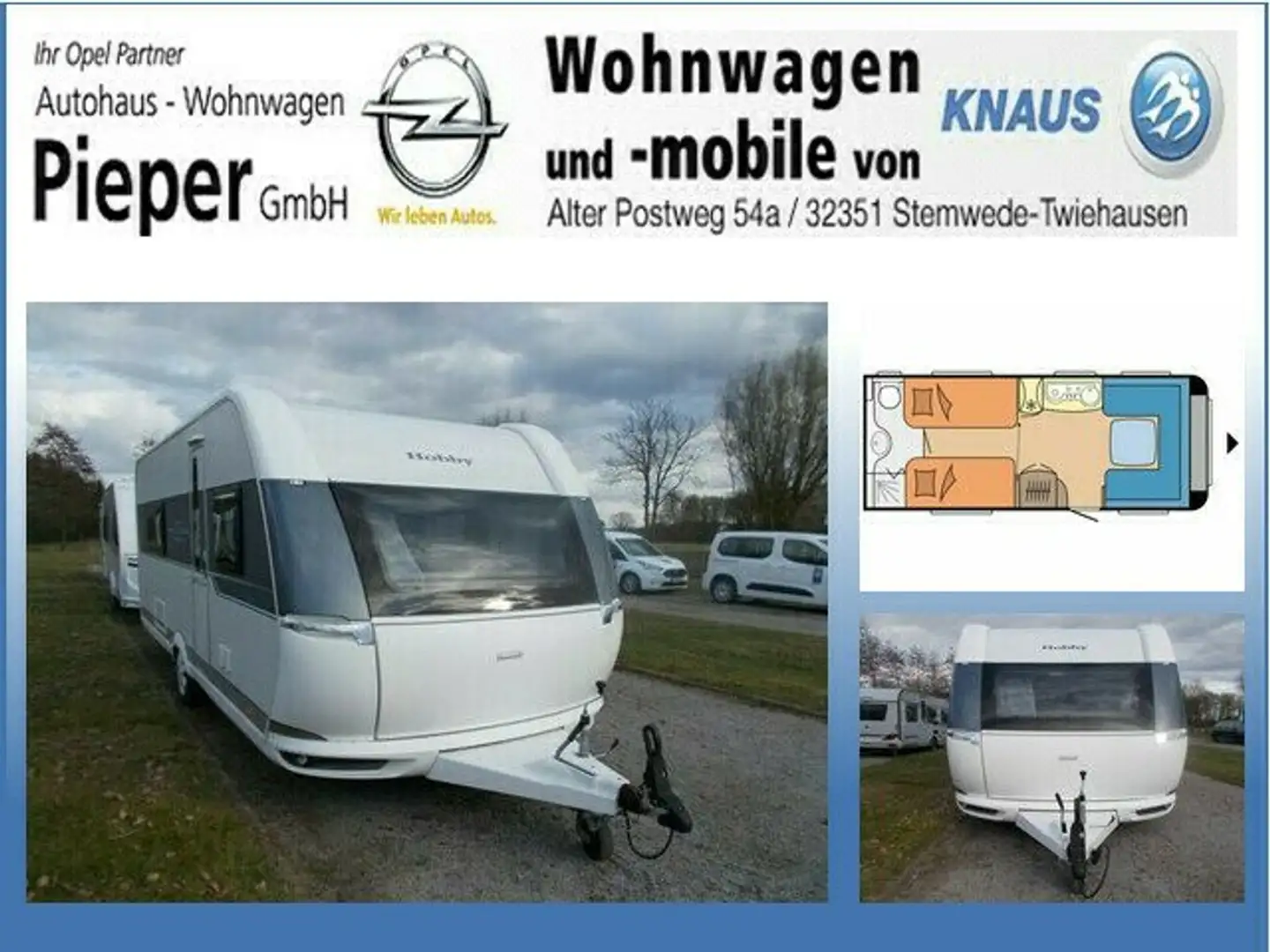 Hobby Prestige 560 WLU Mover, Klima uvm. - 1