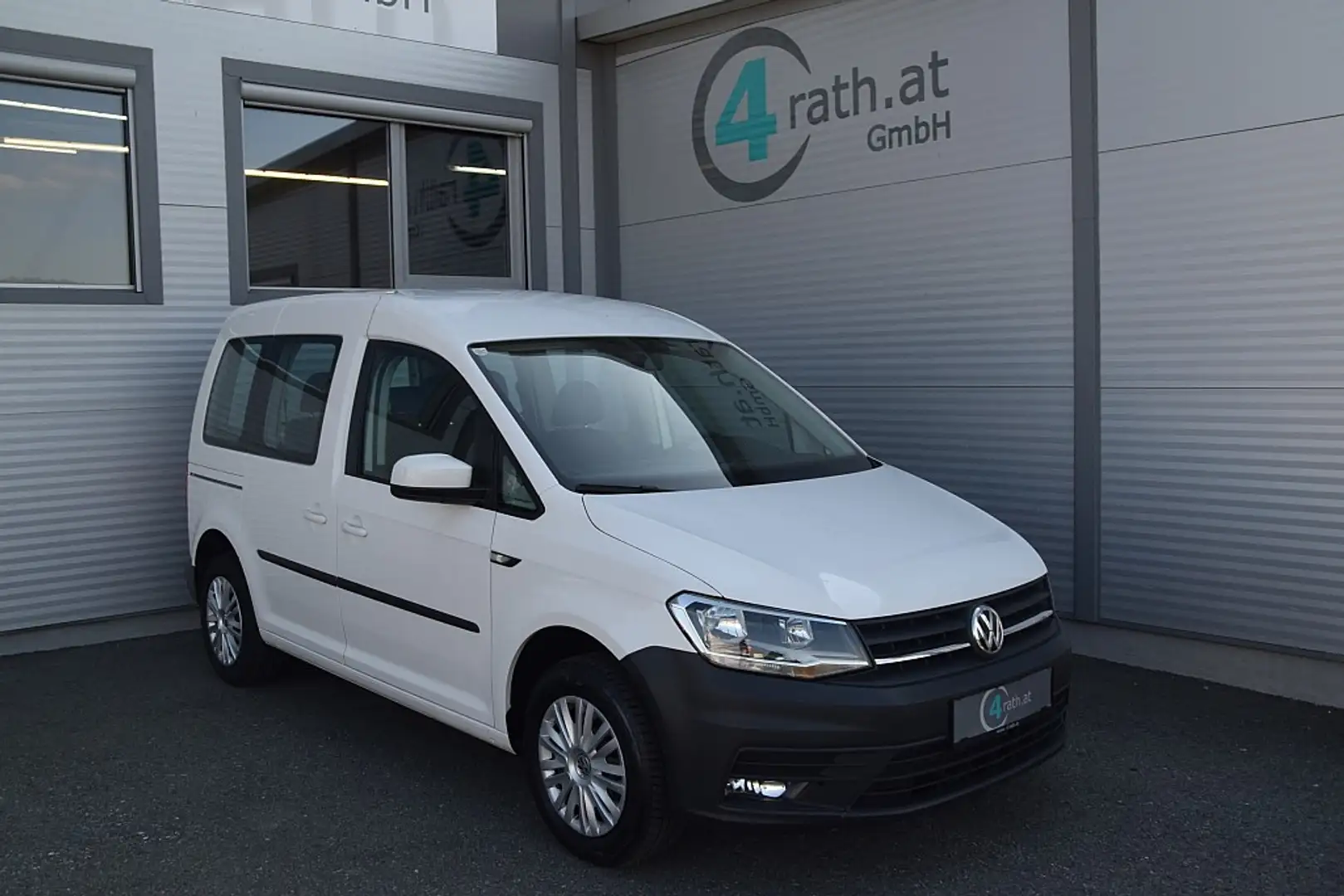 Volkswagen Caddy Kombi 2,0 TDI AHK / NETTO: 14.566 € Weiß - 1