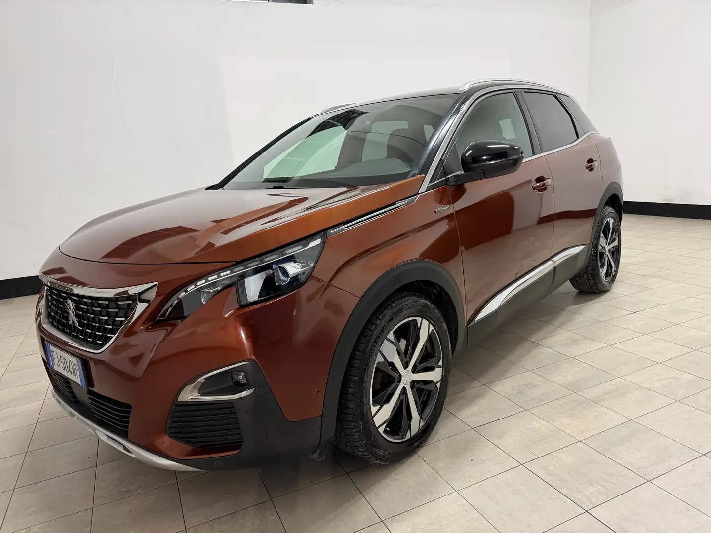 Peugeot 3008 3008 II 2016 1.6 bluehdi GT Line s Marrone - 2