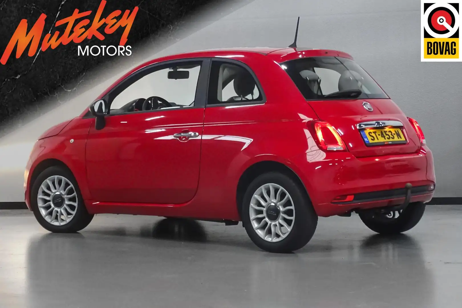 Fiat 500 1.0 TwinAir Pop | trekhaak | airco | cruisecontrol Rouge - 2