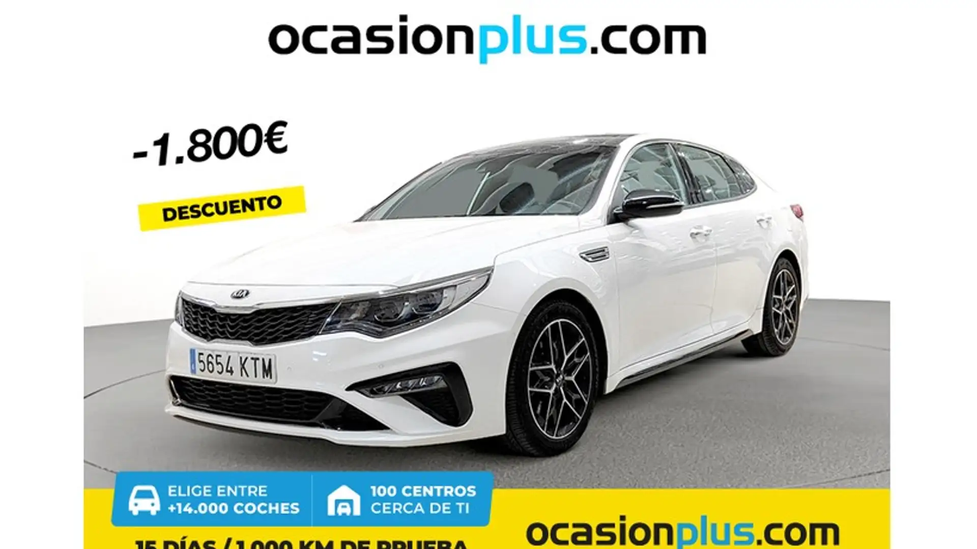Kia Optima 1.6 T-GDi Eco-Dynanics GT Line DCT (Pack Luxury) Blanco - 1