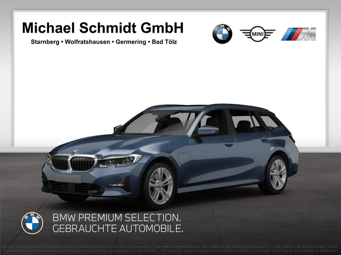 BMW 330 e xDrive Touring 309€ netto/mtl.*M Sportpaket*AHK* Blau - 1