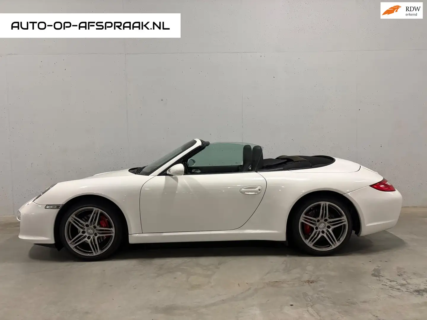 Porsche 997 Cabrio 997 Carrera Bose Camera Leer Wit - 1